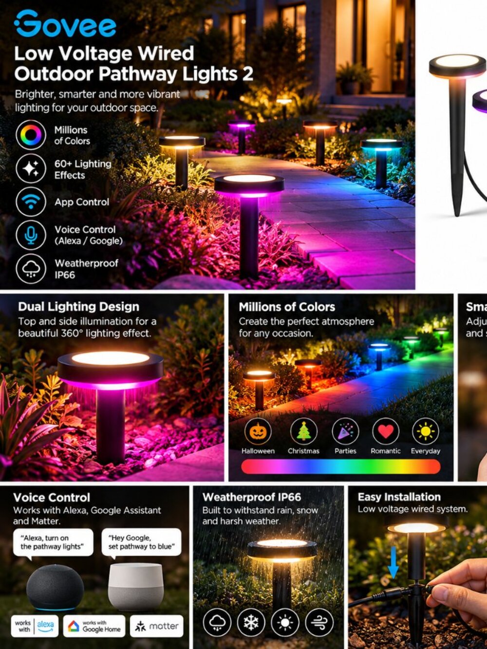 Govee Outdoor Pathway Lights 2